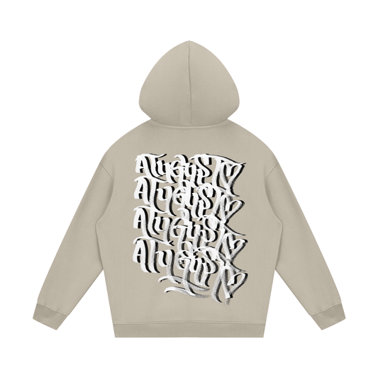 ATUGUSTO UNDERGROUND HOODIE- GRAY APRICOT
