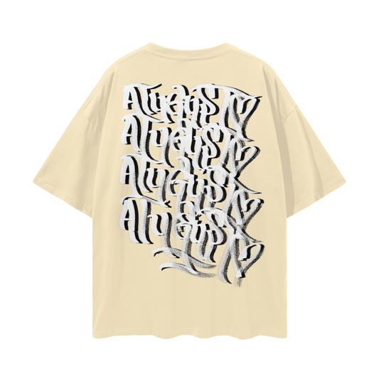ATUGUSTO UNDERGROUND T-SHIRT - LIGHT APRICOT