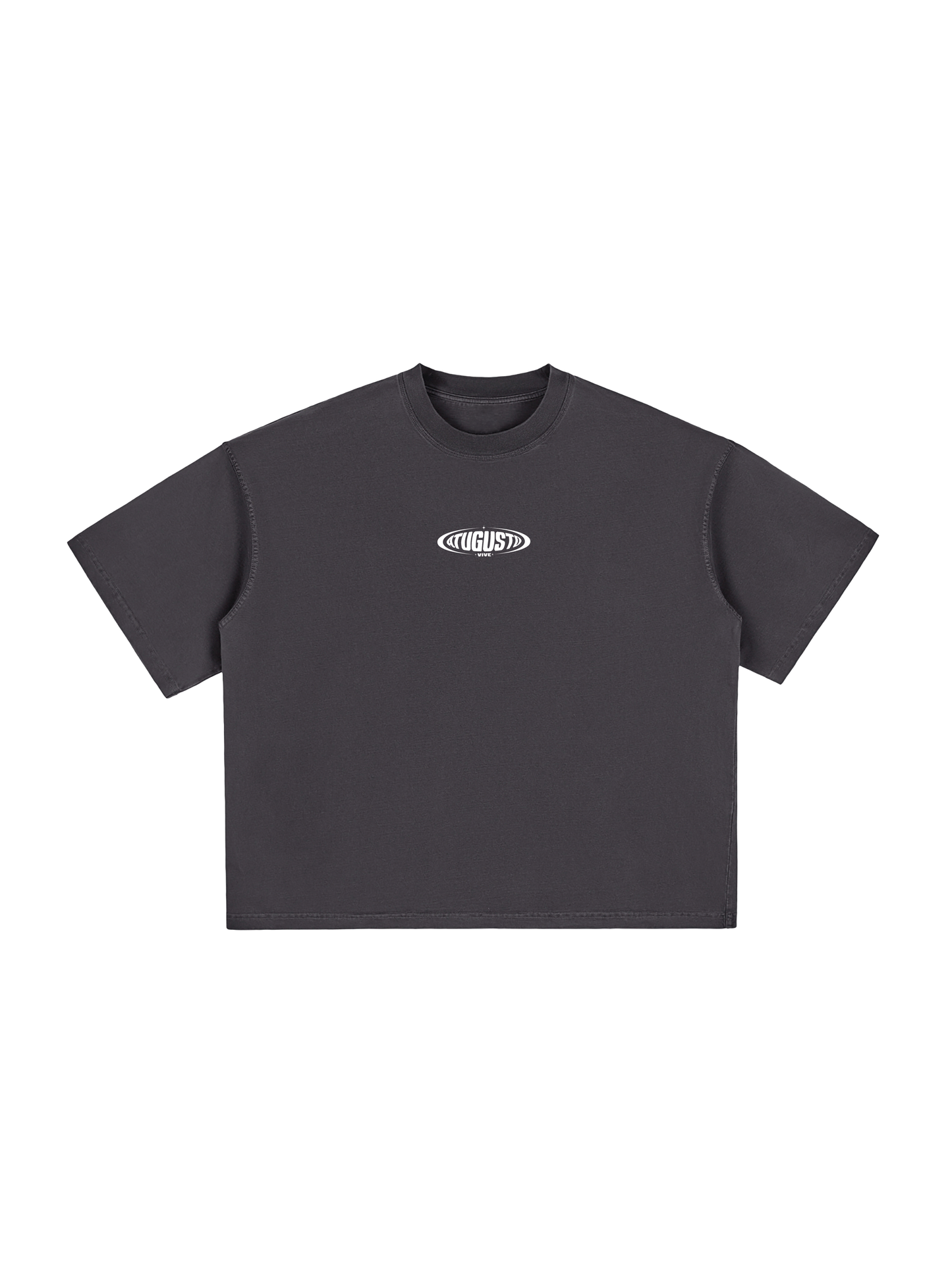 CAMISETA VIVE ATUGUSTO WORLD WIDE SHIPPING RE-EDITION COLOR NEGRO