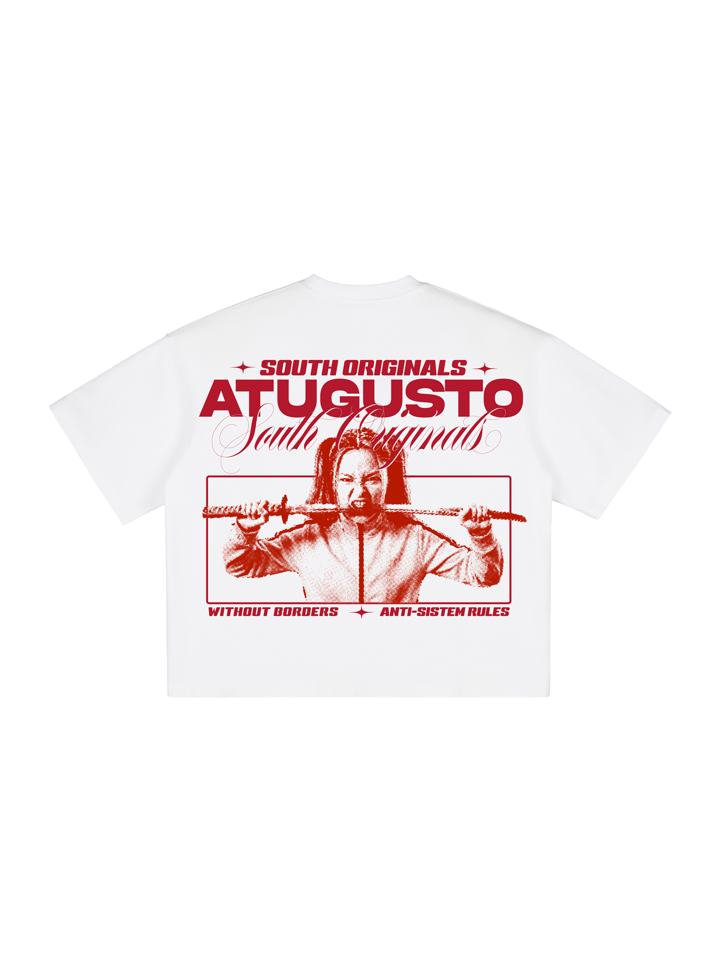 CAMISETA ATUGUSTO KATANA COLOR BLANCO