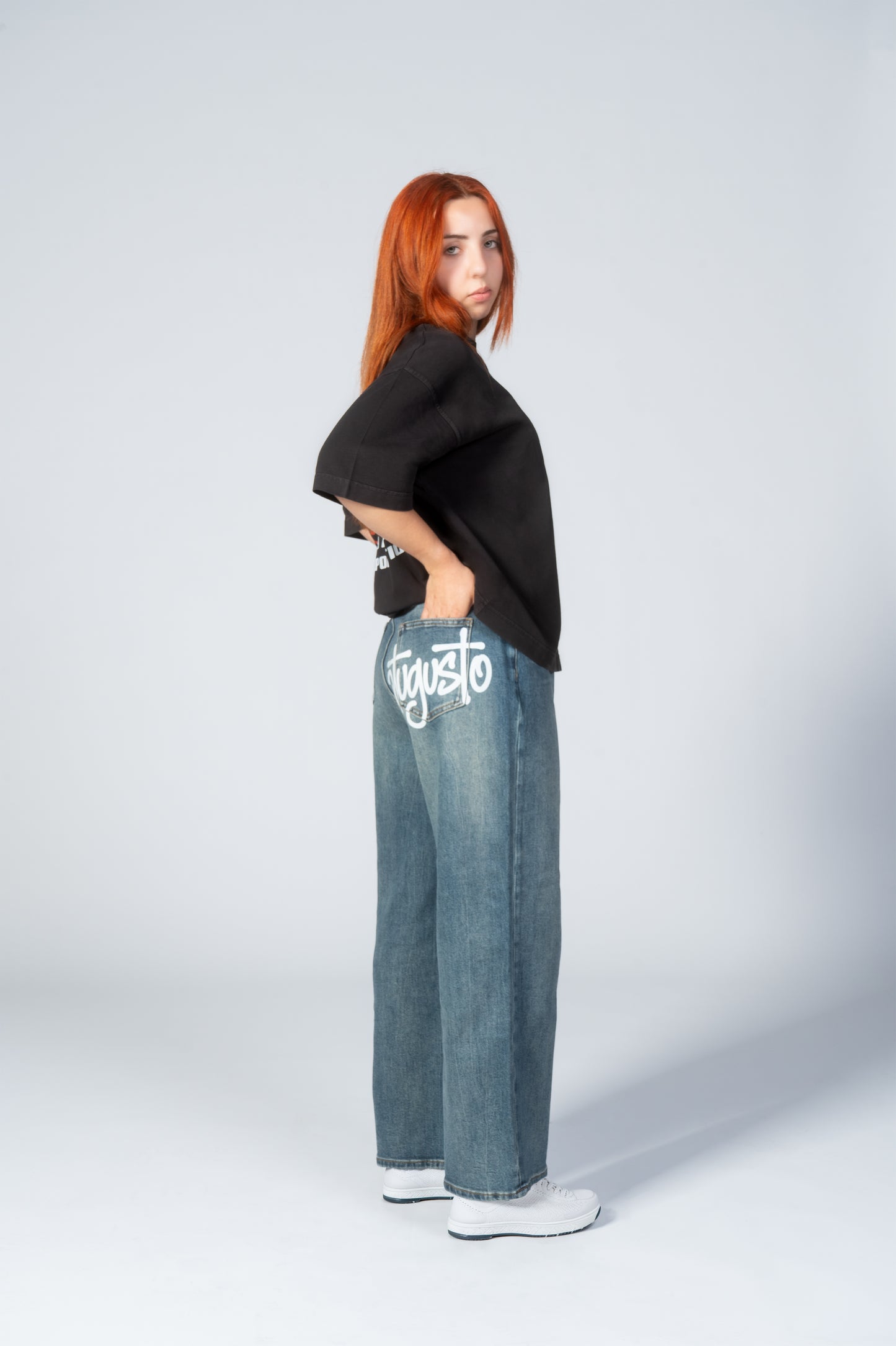 PANTALÓN VAQUERO ATUGUSTO GRAFFITI UNISEX CORTE ANCHO
