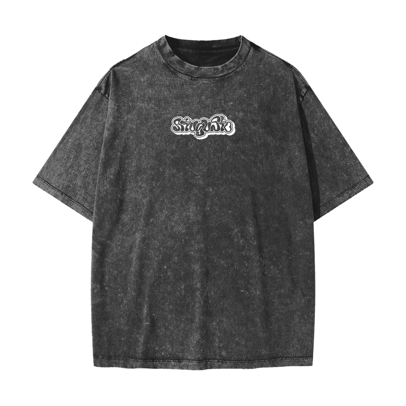 CAMISETA OVERSIZE ATUGUSTO HIP-HOP COLOR NEGRO